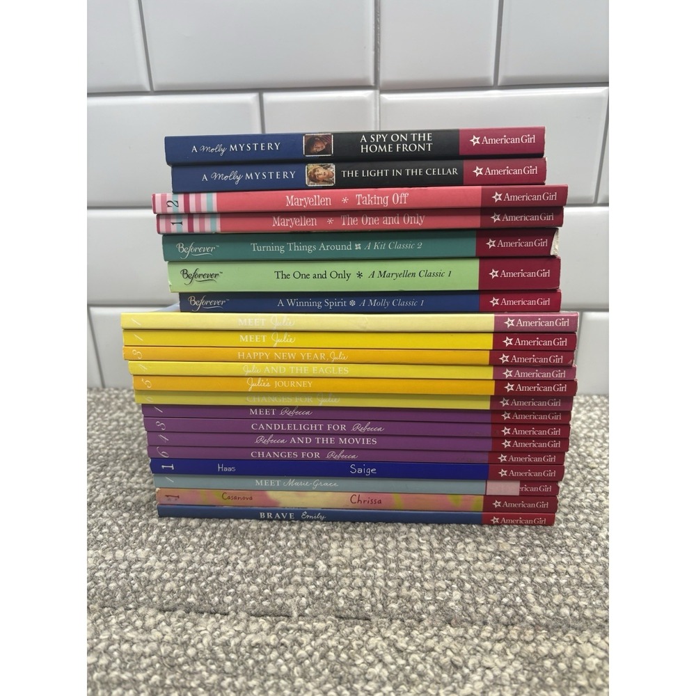 American Girls Books Upper Level Readers 21 In All Different Characters Girls